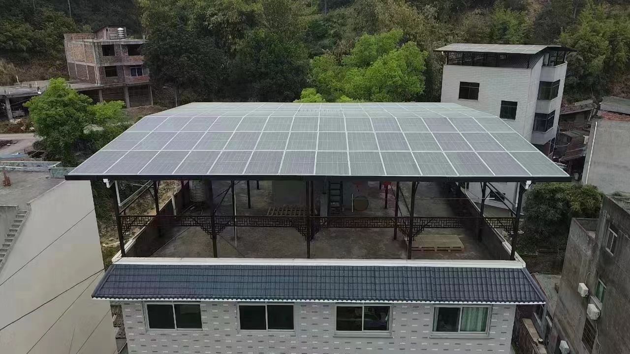 塔城15kw+10kwh自建别墅家庭光伏储能系统